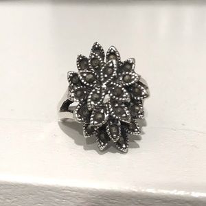 Sterling Silver Marcasite Ring